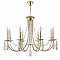 Люстра Crystal Lux VICTORIA SP8 GOLD/AMBER